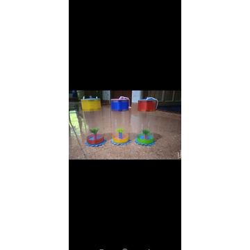 (12)pcs.aquarium,mika,/aquarium,mini,ikan,cupang,sangat,murah