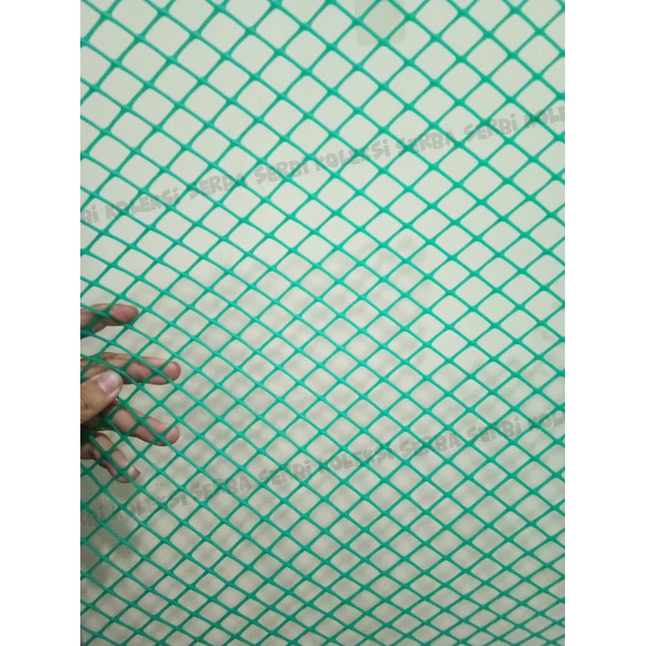 Kawat Jaring Plastik HDPE bentuk diamond - Hitam