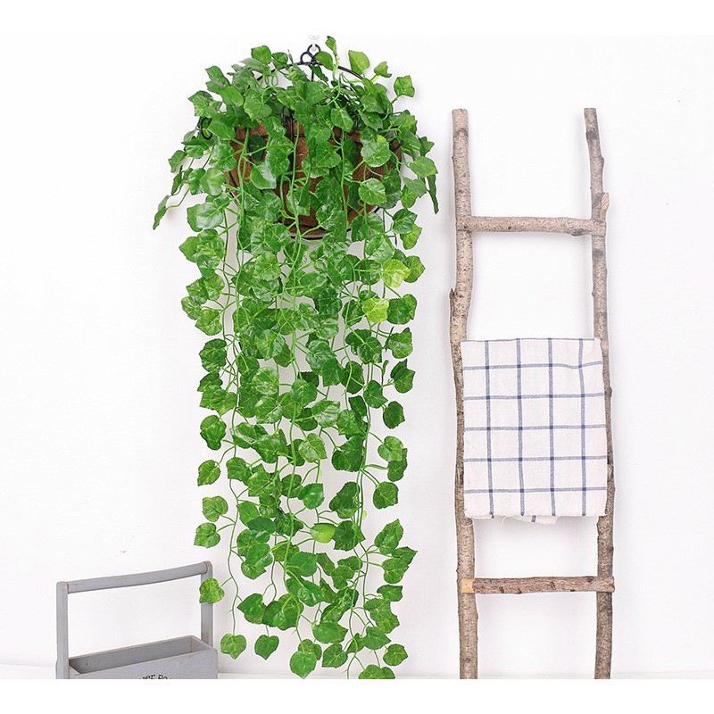 Kunataruma Daun Rambat Juntai Bunga Plastik Hias Artifisial-Daun ANGGUR