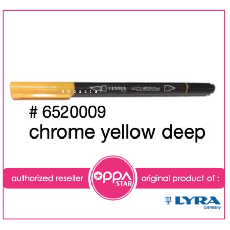 

Lyra Aqua Brush Duo Pen Chrome Yellow Deep # 6520009