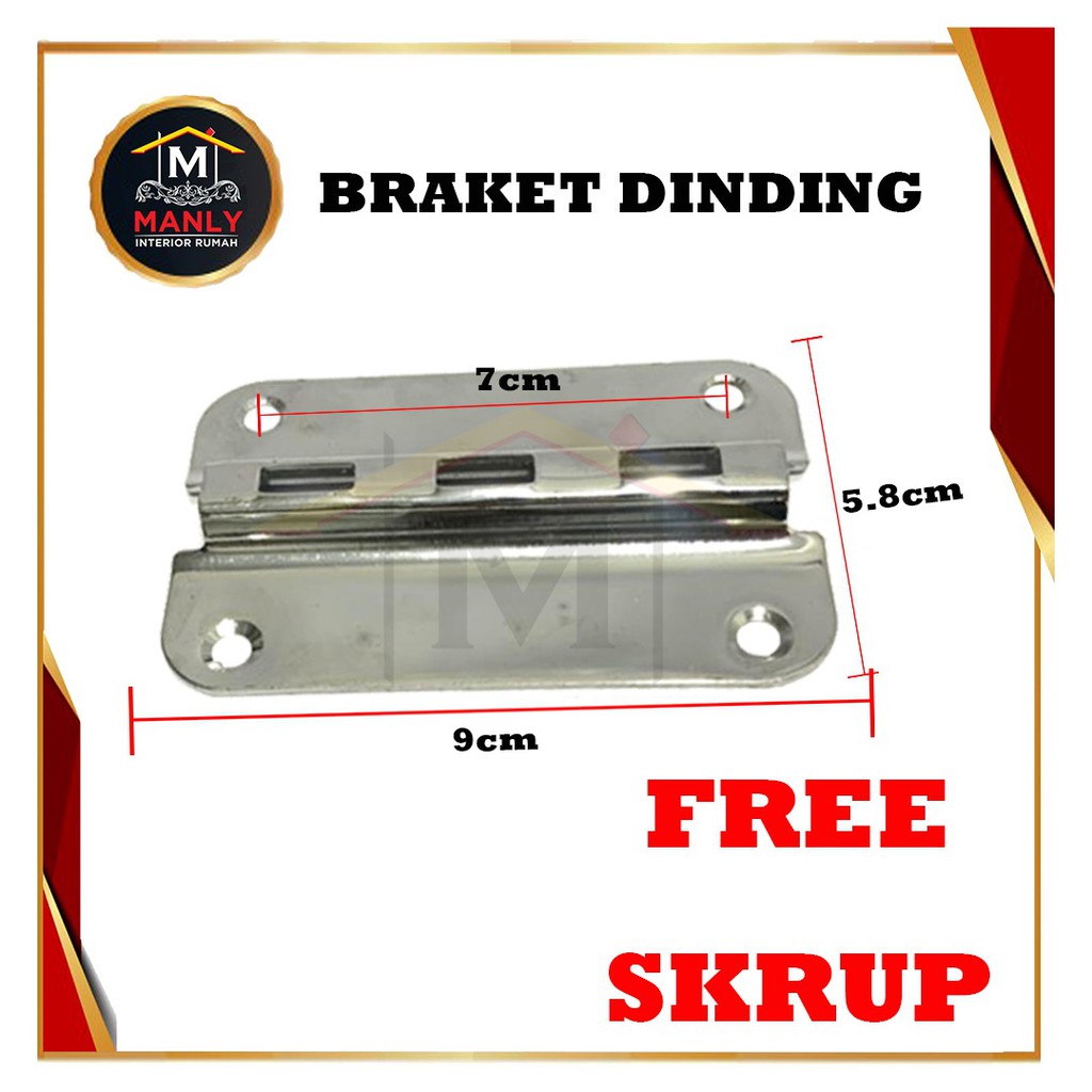 Wall Backet Single Bracket Tembok Dudukan Briket Dudukan Tembok Dudukan Bracket