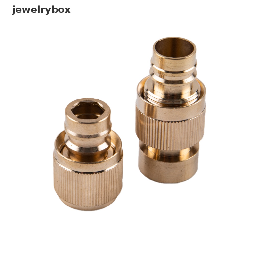 (jewelrybox) Nozzle Selang Air Tekanan Tinggi Bahan Kuningan 1 / 2 3 / 4 &quot;Untuk Taman / Mobil