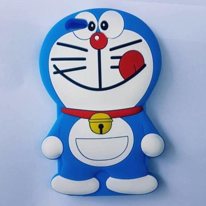 Case 4D Karakter Doraemon Melet Oppo F1S A59 Softcase 3D Boneka