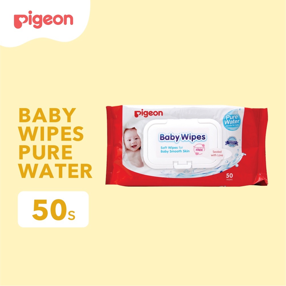 Pigeon BB Wipes Pure Water 50's