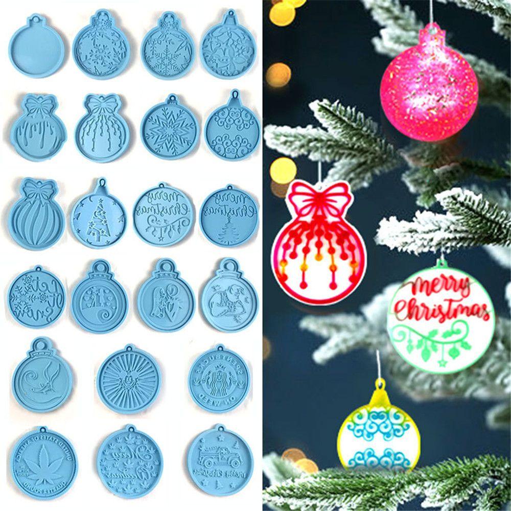 Top Cetakan Bola Natal Xmas ball Cake Tools Clay Mold Alat Membuat Perhiasan