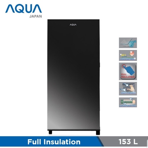 KULKAS AQUA 1 PINTU AQR 191DS GARANSI OFFICIAL 7 TAHUN