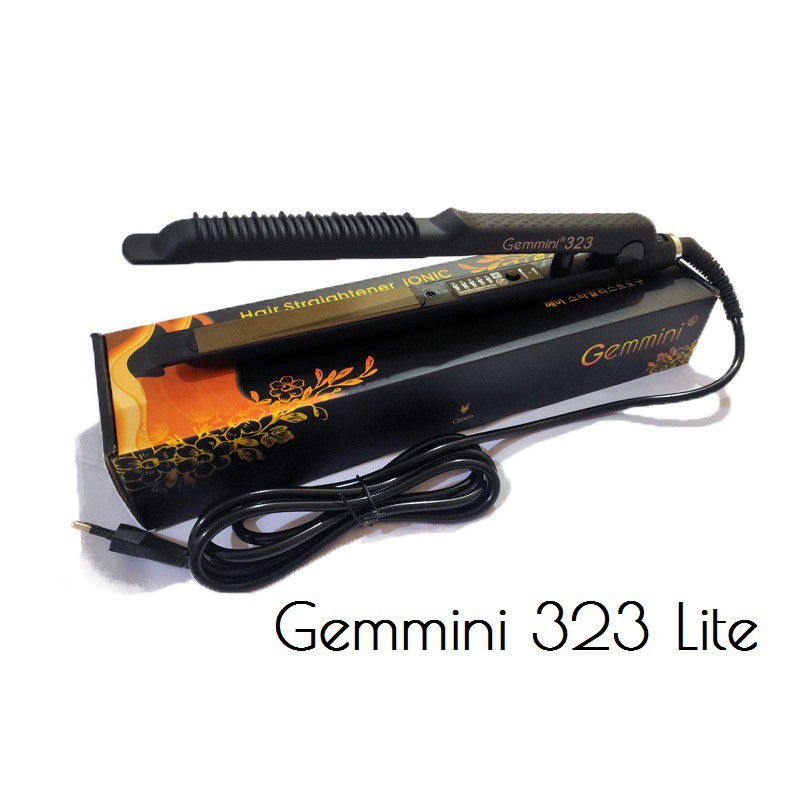 Catok 2in1 Gemmini 323 ( Catokan Pelurus &amp; Pengeriting rambut 2 in 1 ) curly gemini