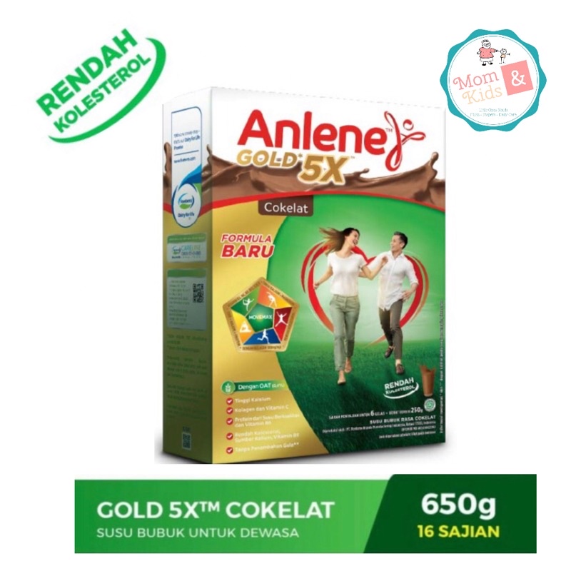 Anlene Gold Plus Rasa Original/Vanila/Coklat 620 gram