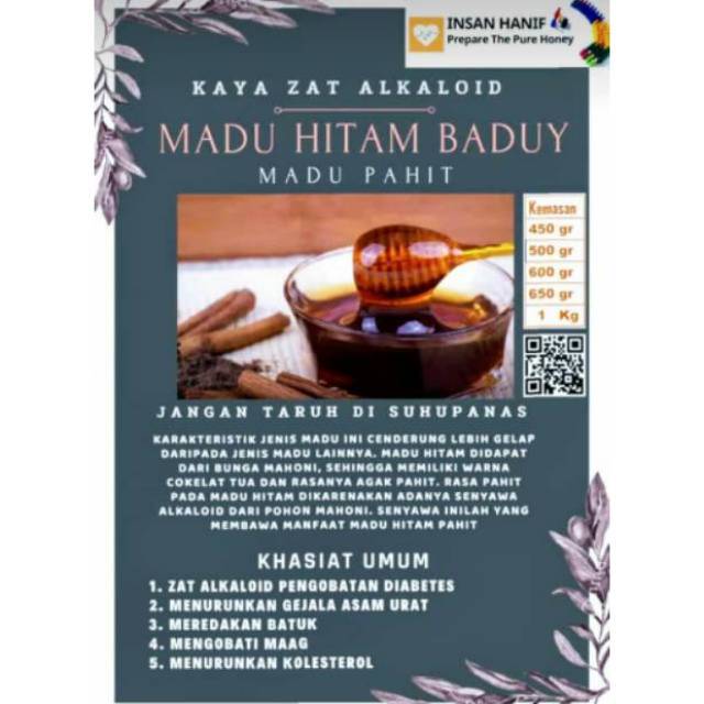 

Madu Hitam Pahit Hutan Baduy (1000% asli) - Insan Hanif