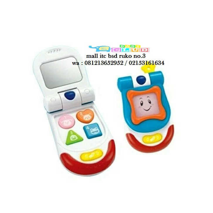 Winfun My Flip Up Sounds Phone Handphone Untuk Balita