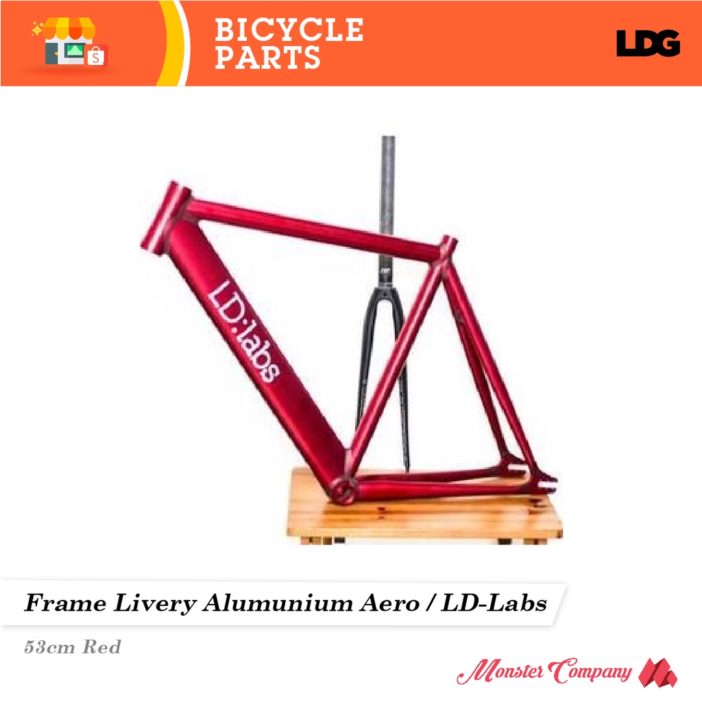 Frame Livery Alumunium Aero / LD-Labs 53cm Red
