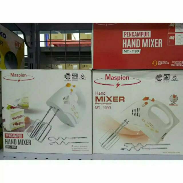 Hand Mixer Maspion MT-1190 - Pengaduk Adonan Maspion MT-1190