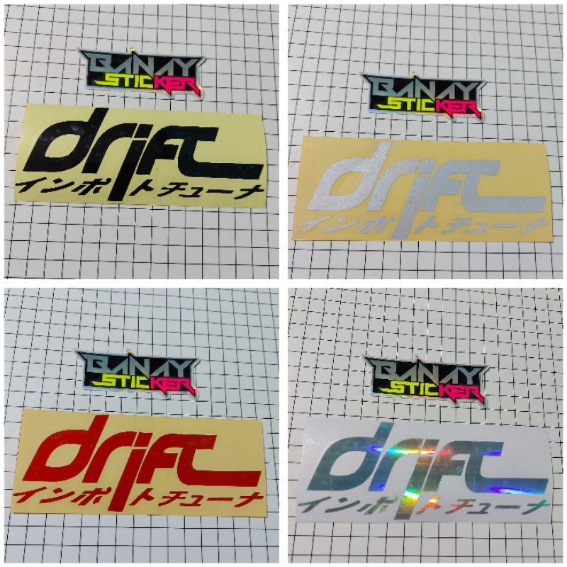 STICKER DRIFT KANJI CUTTING