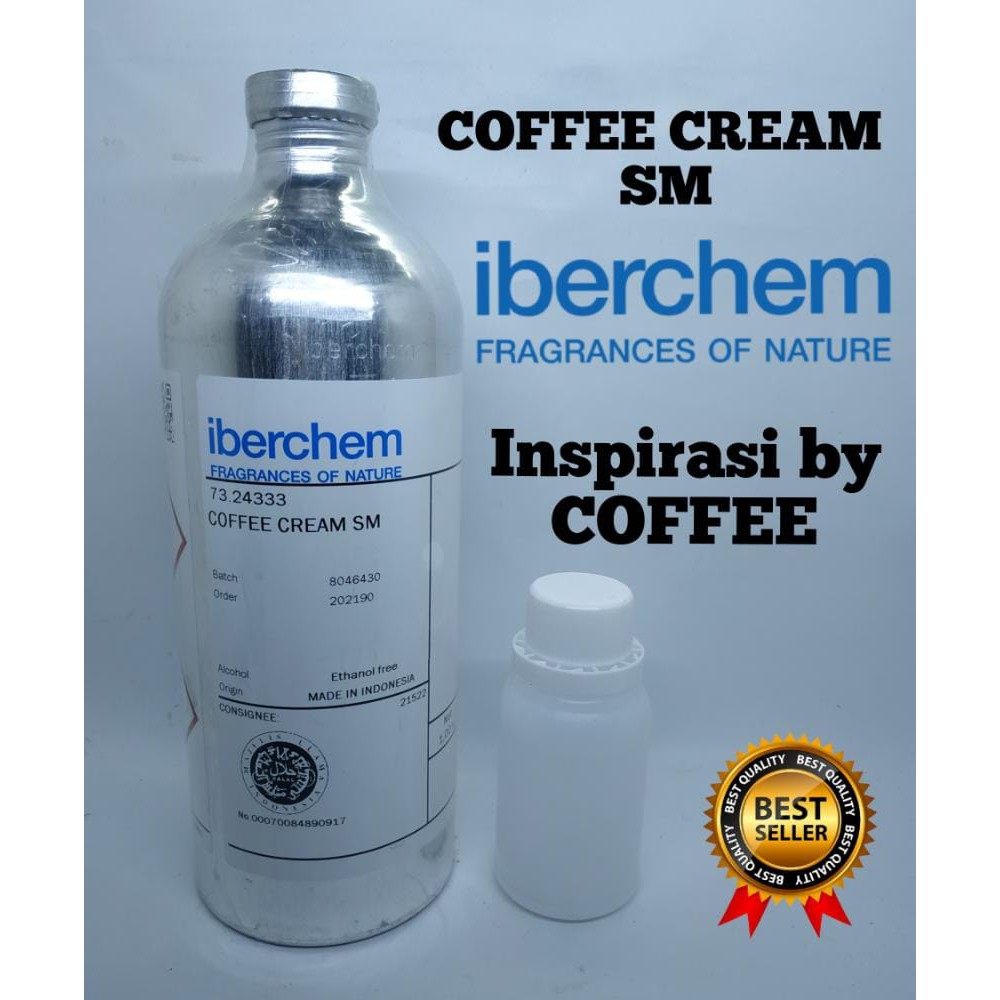COFFEE CREAM SM BIBIT PARFUM KEMASAN 100ML, BY IBERCHEM, inspirasi by cofee