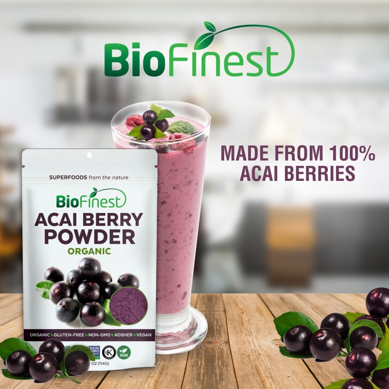 

BioFinest Organic Acai Berry Powder 114gr