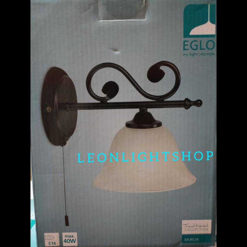 EGLO MURCIA LAMPU HIAS DINDING E-14/ACE WALL LAMP MURCIA E-14/ACE LAMPU HIAS DINDING INDOOR KLASIK