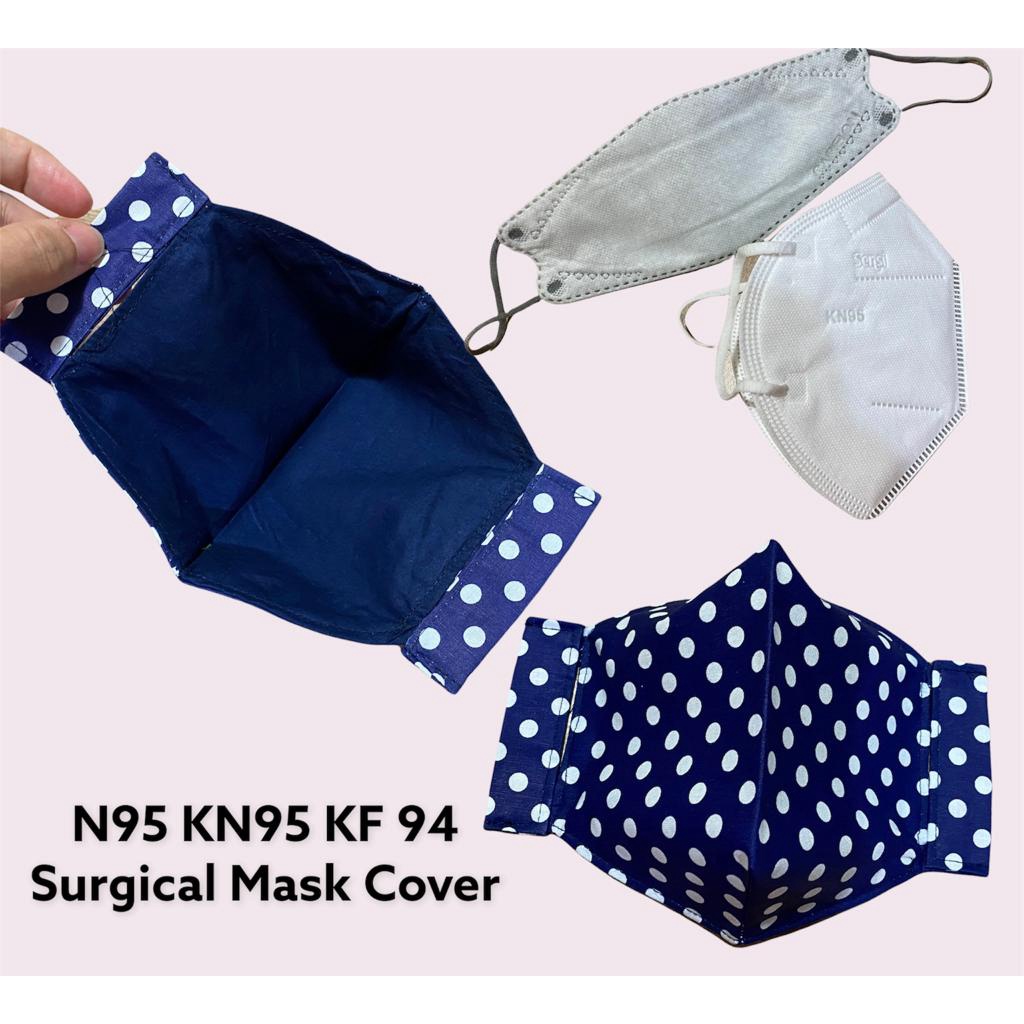 Fawn'G Handmade - N95 KN95 KF94 Mask Cover / Sarung Masker Kain Bolak Balik (Reversible)