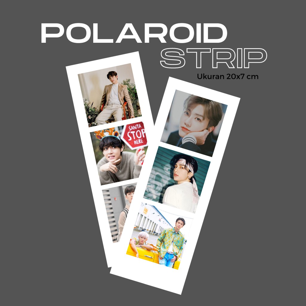 Polaroid Strip Custom Murah - KPOP BTS AESTHETIC