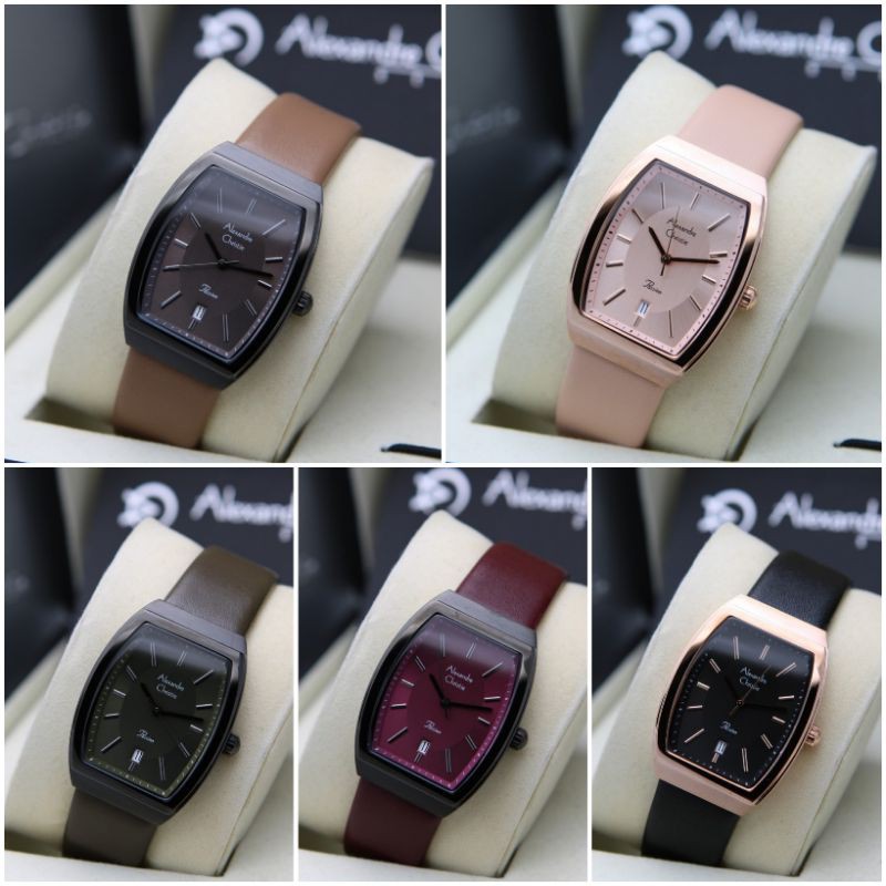 ALEXANDRE CHRISTIE WANITA AC 2909 NEW AC2909 LEATHER ORIGINAL TALI KULIT