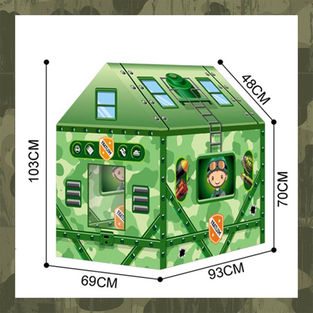 Tenda anak/ tenda lucu / tenda camping school bus ice cream cars military/ baby tent / mainan rumah