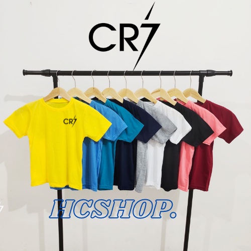 Kaos Anak CR7 Laki Laki Perempuan Usia 2-16th Unisex Cowok Cewek