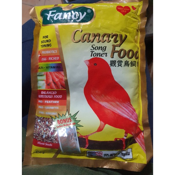 makanan burung kenari fancy kenari