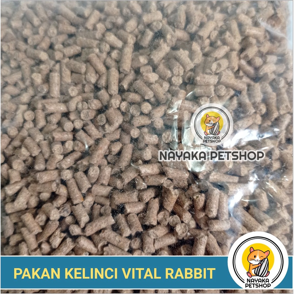 Vital Rabbit 1 Kg Pakan Kelinci Murah Makanan Pelet Kelinci Citra Feed