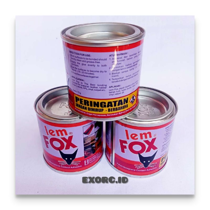 

lem Serba Guna / Lem Fox / Glue / Lem cair / Lem kaleng