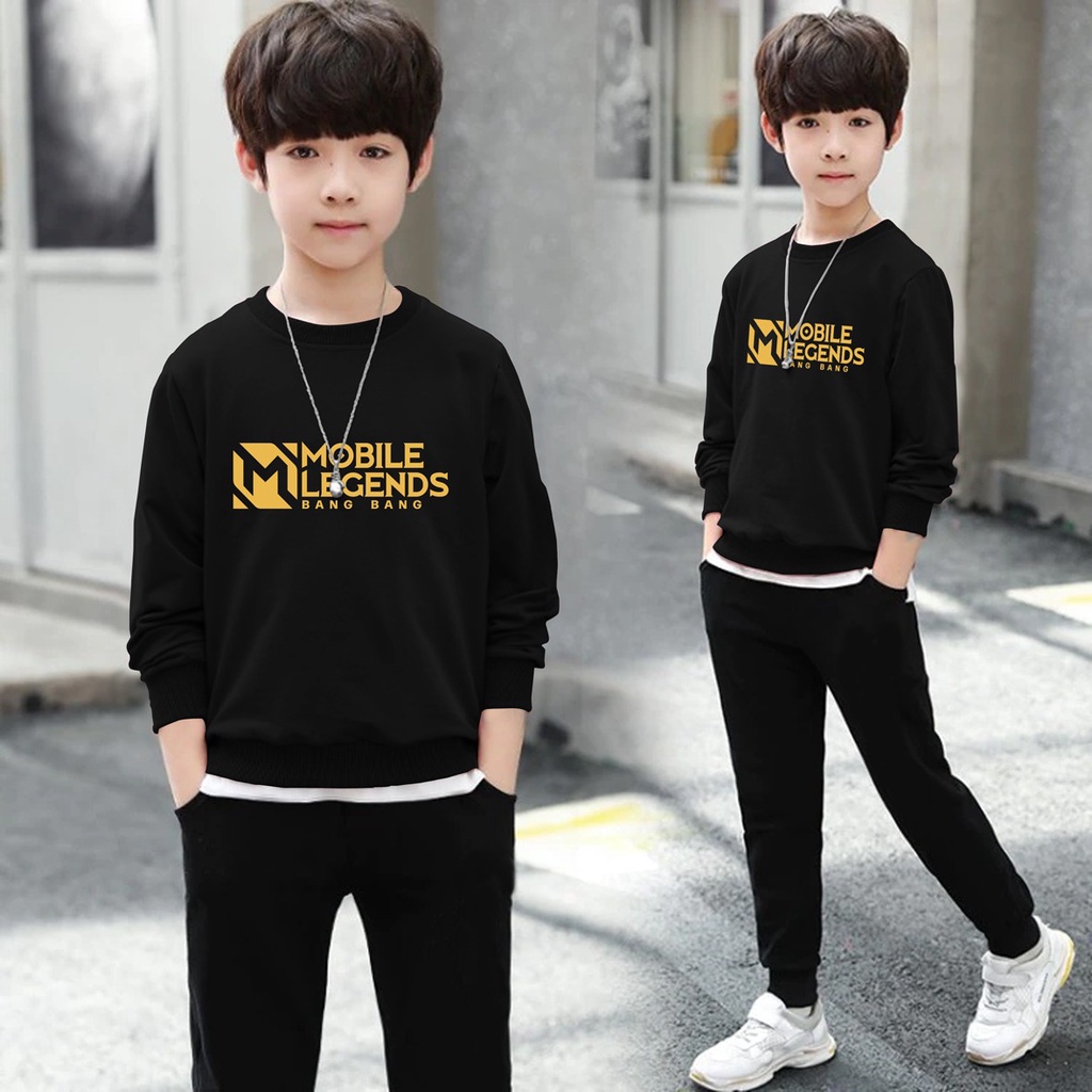 Switer Mobile Legend Gaming / Sweater Anak Laki-laki /  Sweeter Gaming Bahan Babyterry / FLAVA_STORE