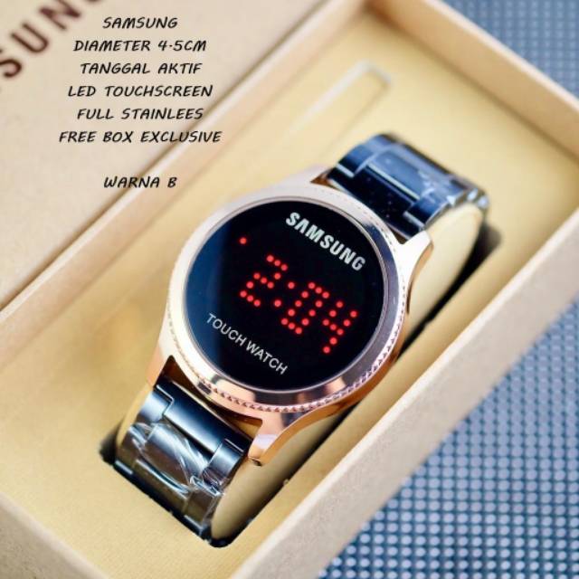 JAM TANGAN SAMSUNG DIGITAL LED TOUCH SCREEN SUPER