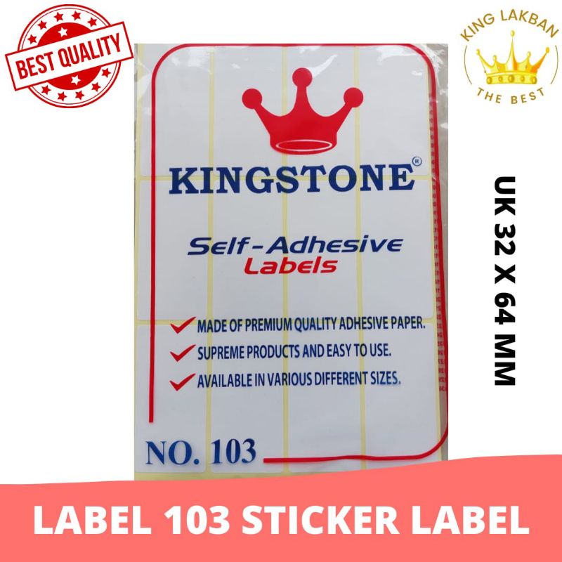 

Label 103 Sticker Label Kertas Sticker Undangan Putih Polos Termurah