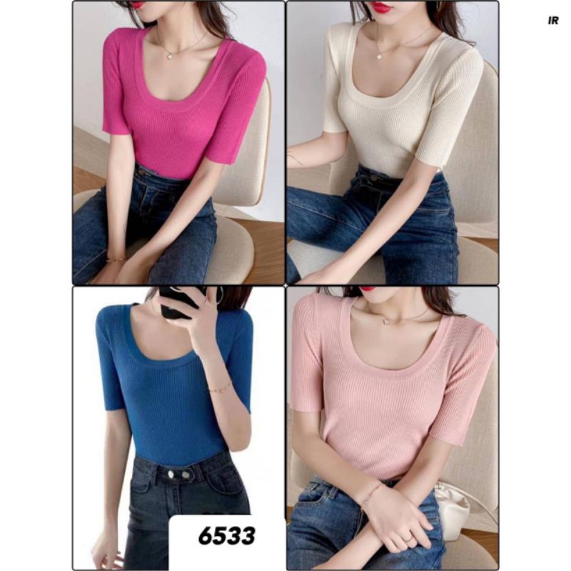 Atasan rajut import 6533