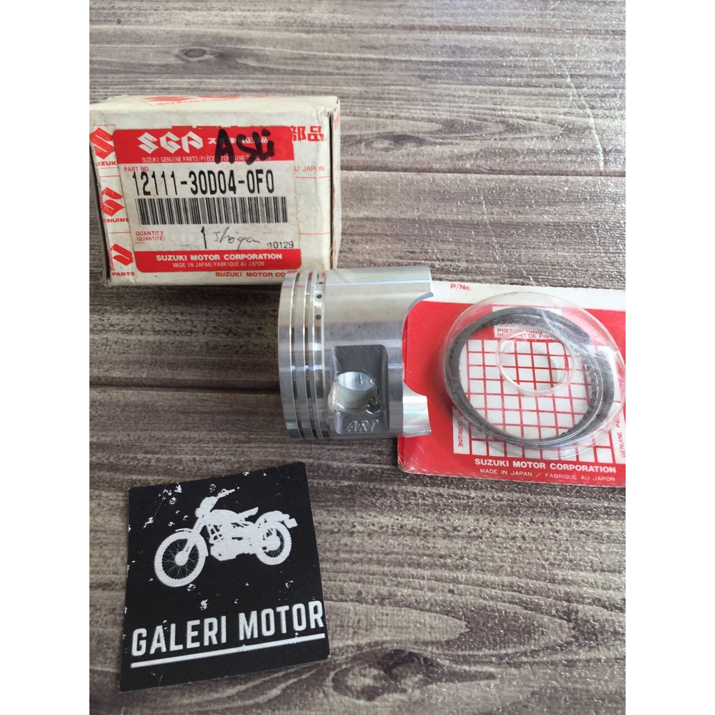 Piston set Shogun110 Japan seker set shogun 110 piston set shogun 110 original suzuki JAPAN