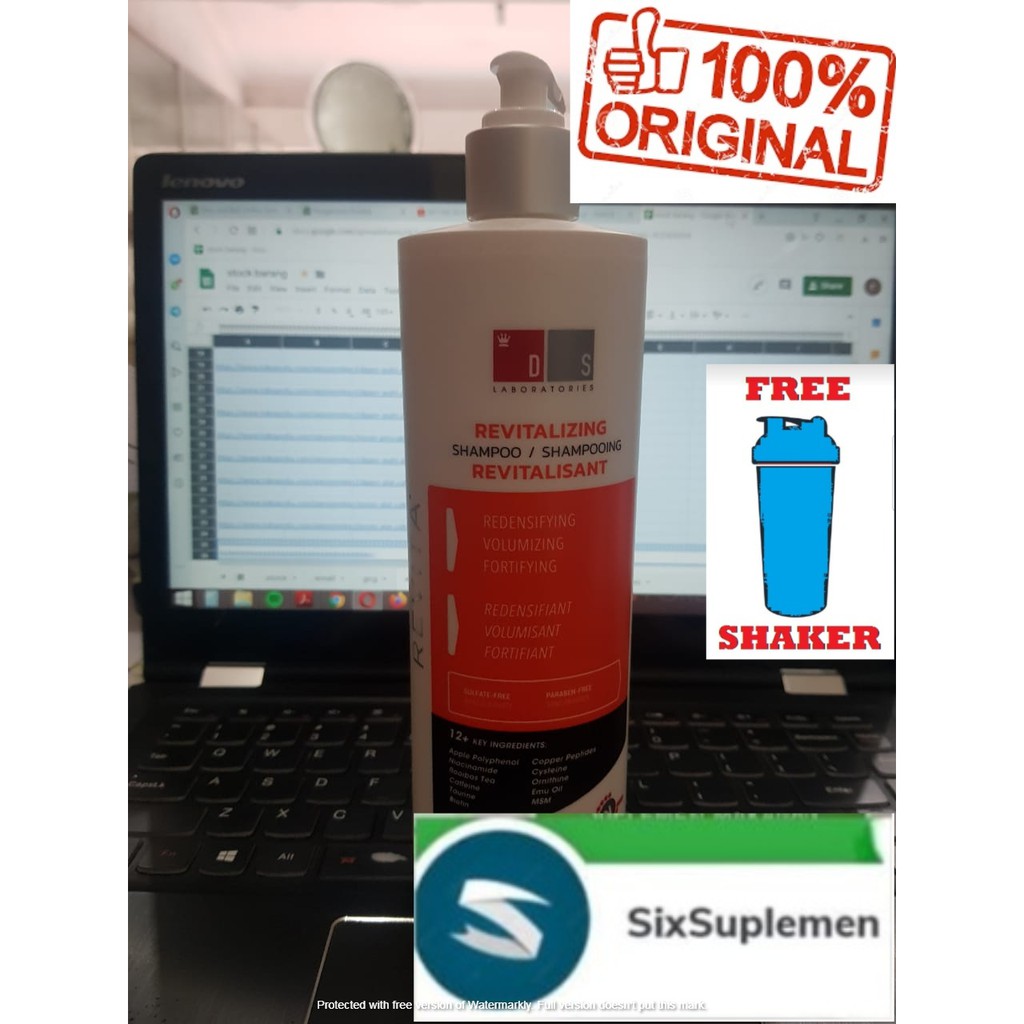 (Free Shaker) DS Laboratories - New Revita Shampoo shampo 500 ml