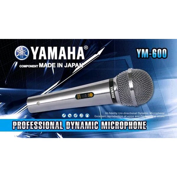 Microphone Legendary Vocal Yamaha YM-600 + Koper new japan - Vocal Jernih