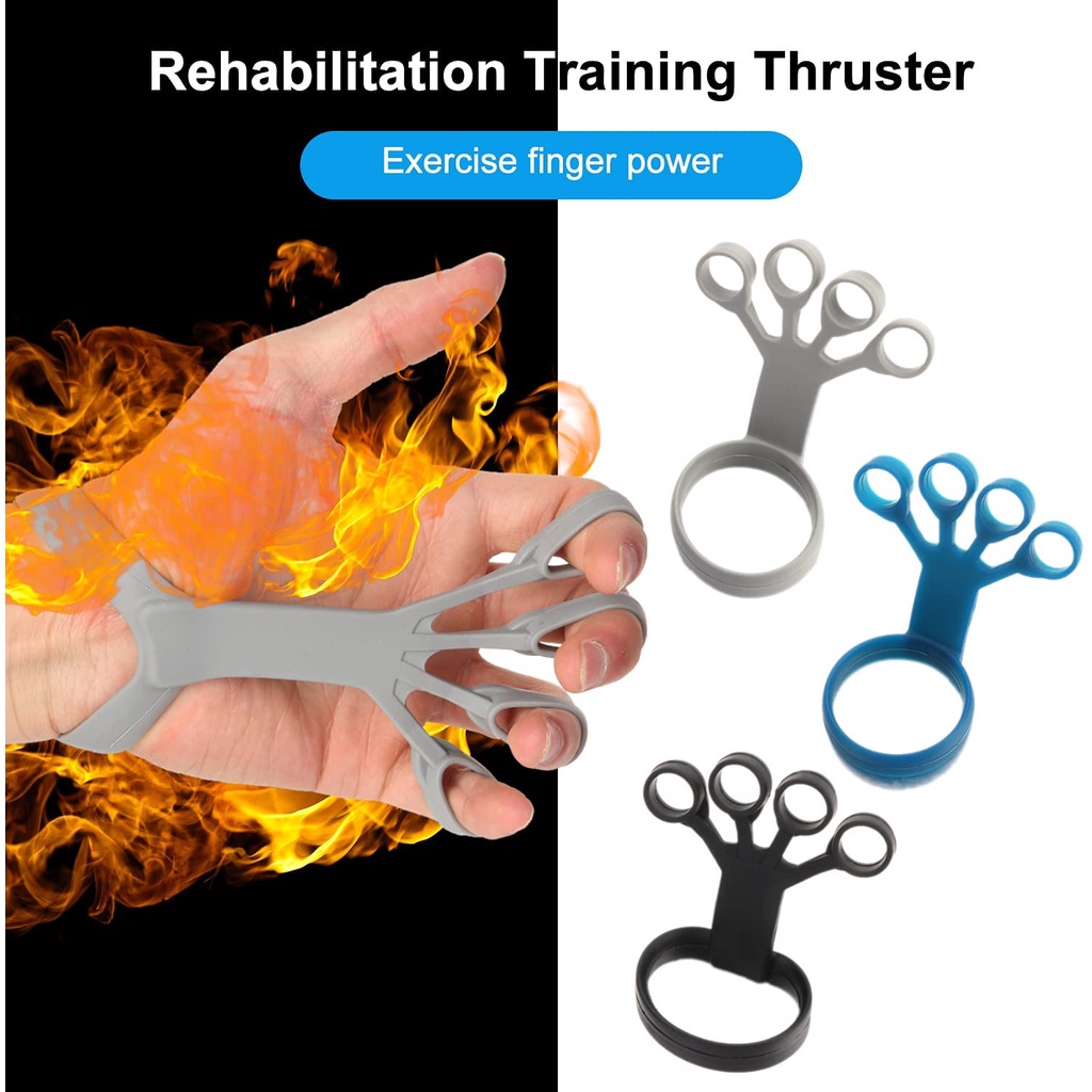 Silicone Finger Gripper Trainer Resistance Band Hand Grip Stretcher Finger Expander Exercise Hand Strength