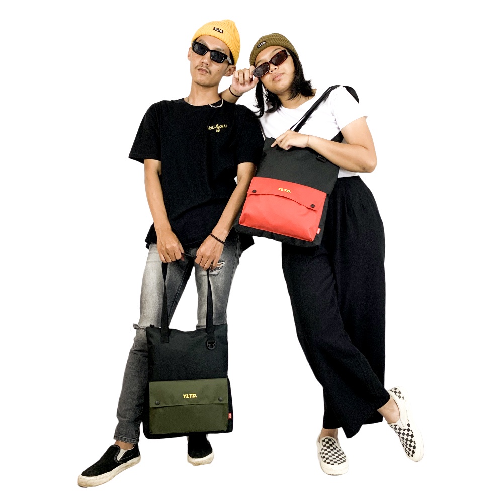 Rancis Jaya - ToteBag RESLETING Unisex |  Tas Jinjing Bahan Poliyester | Tote bag Risha