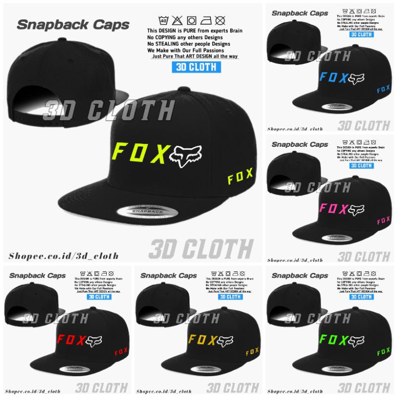 Topi FOX RACING Snapback - Topi Fox Racing