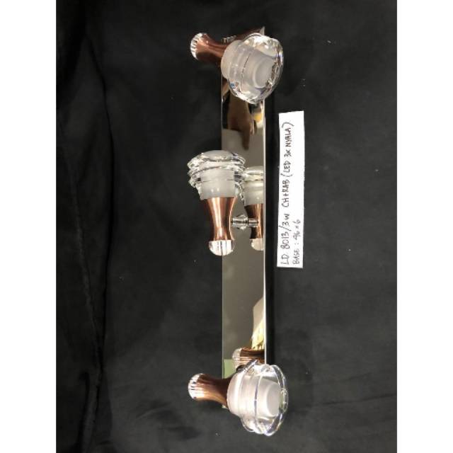 Lampu dinding wastafel hotel kamar mandi tidur cafe restaurant tipe 8013/3W CH + RAB