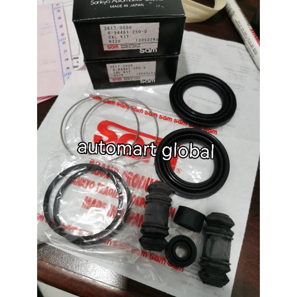 caliper kit karet rem cakram panther full set sam japan