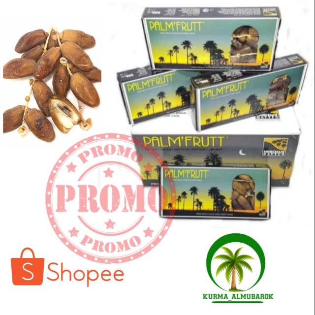 

Kurma Palm fruit 500 gr / Kurma Tangkai palmfruit/ Kurma Tunisia Tangkai