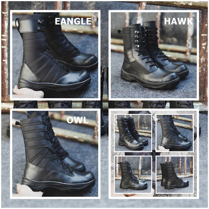 SEPATU TINGGI BLACK FORCE 3 VARIAN MURAH