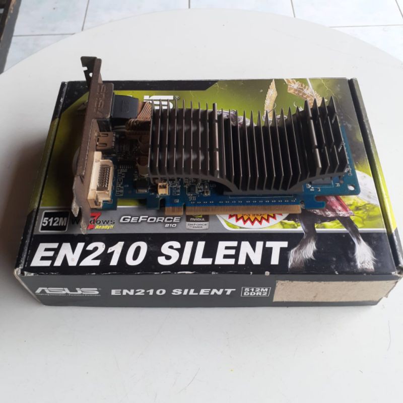 VGA 512MB DDR2 128BIT ASUS EN210 SILENT