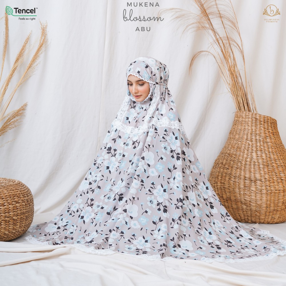 Mukena Blossom Abu - Mukena 2 in 1