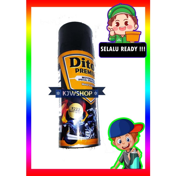 Diton Premium 9223 Sparkling Gold Emas Metalik Metalic Gold 9223 Cat Semprot Diton Premium Sparking 