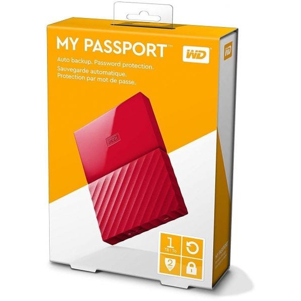 WD My Passport 1TB Eksternal Hardisk-Garansi Resmi New