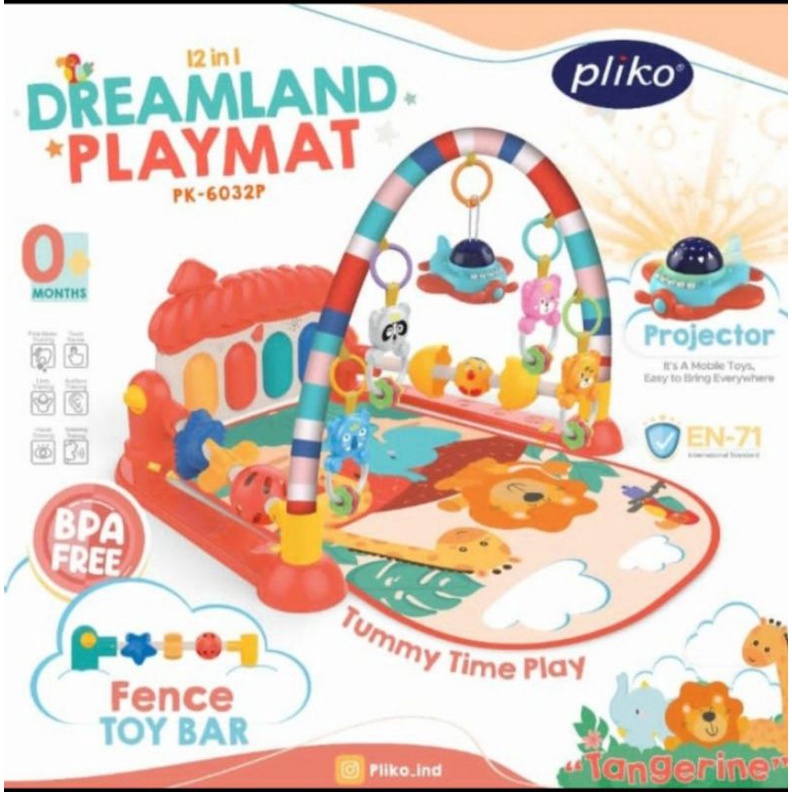 Pliko Piano Playmat Dreamland 12in1 PK-6032P