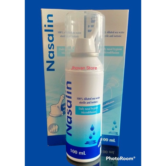 NASALIN DAILY NASAL HYGIENE MICRODIFFUSION SPRAY merupakan cairan semprot hidung yang berisi cairan 