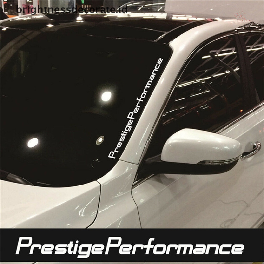 Stiker Vinyl Tema Prestige Performance Untuk Kaca Jendela Mobil