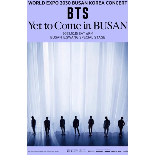 ticket nobar bts yet to come in busan hotel arion bandung